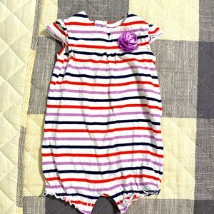 Striped onesie 6months
